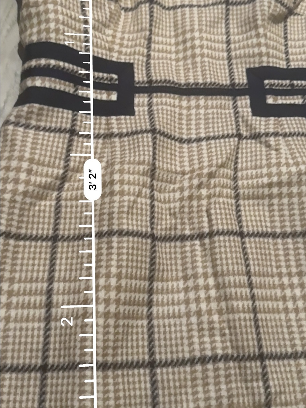 Boden Heritage British Tweed Plaid Short-Sleeve Sheath Dress Tan & Black - Picture 6 of 6